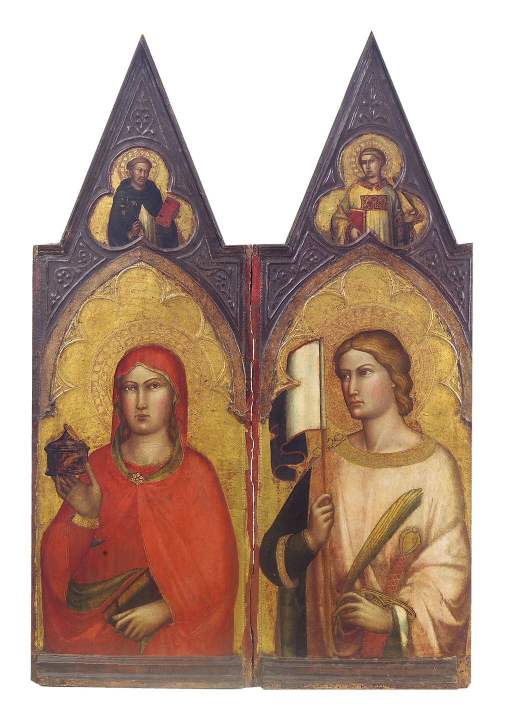 Santa Maria Maddalena e Sant'Ansano (scomparto di polittico) di Martino di Bartolomeo di Biagio (sec. XV)