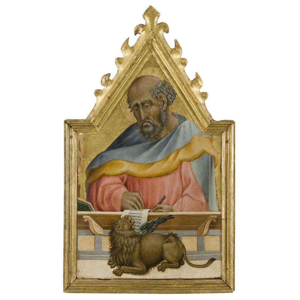San Marco Evangelista (cuspide) di Giovanni di Paolo (sec. XV)