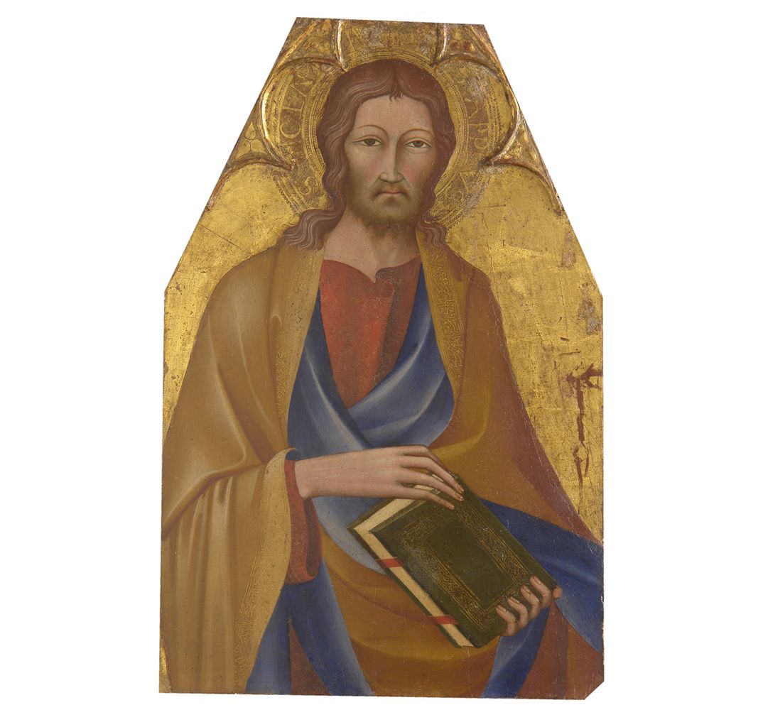 San Giacomo Maggiore (dipinto, frammento) di Giovanni di Paolo (sec. XV)
