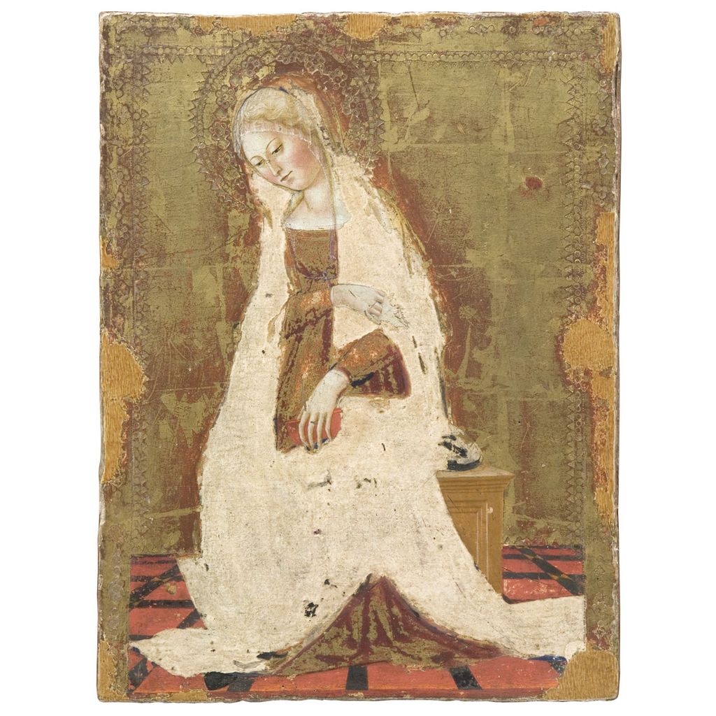 Madonna Annunciata (dipinto) di Martini Francesco di Giorgio (bottega) (sec. XV)