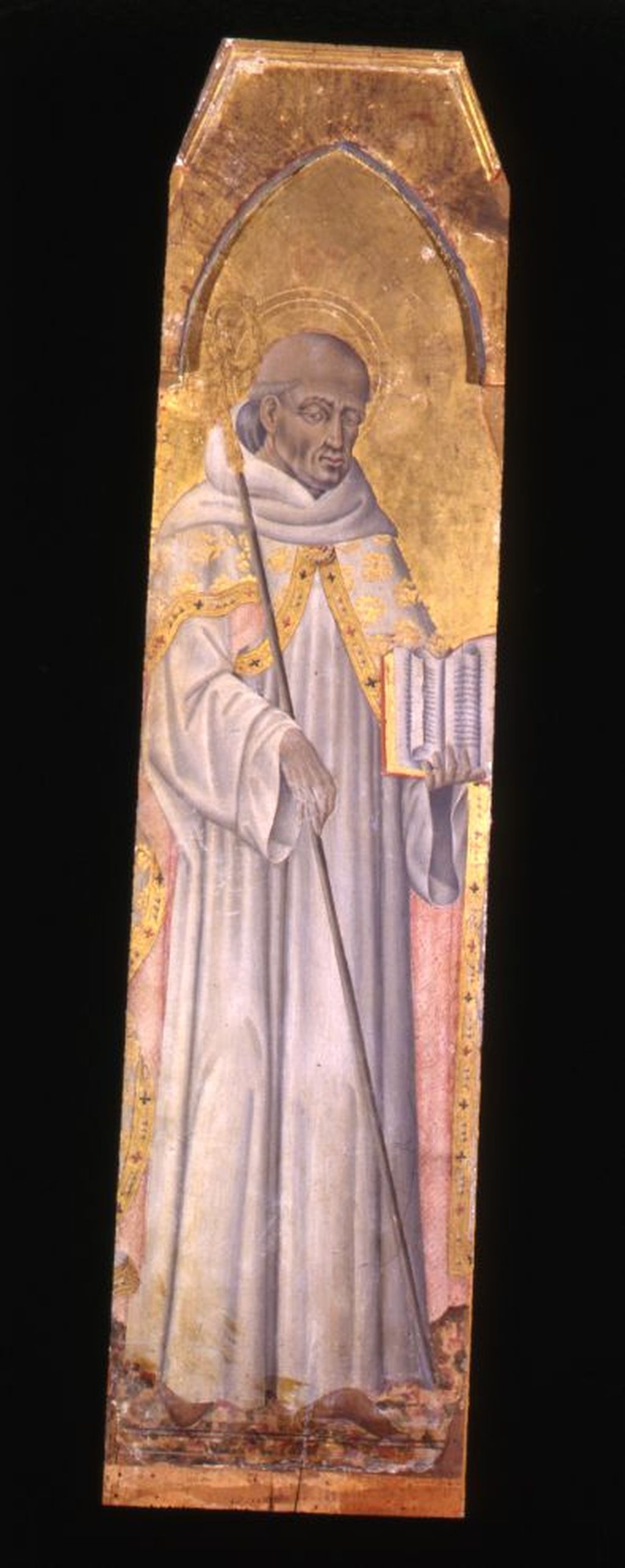 Polittico di San Galgano, San Bernardo (scomparto di polittico) di Giovanni di Paolo (sec. XV)