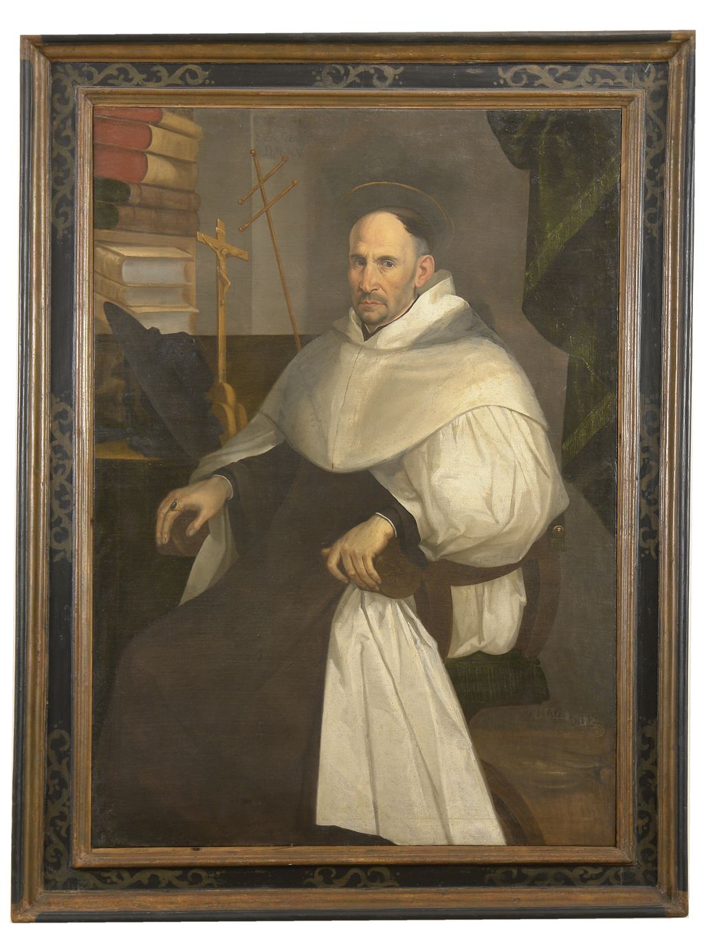 Santo carmelitano (dipinto) di Bartalini Francesco (attribuito) (sec. XVII)