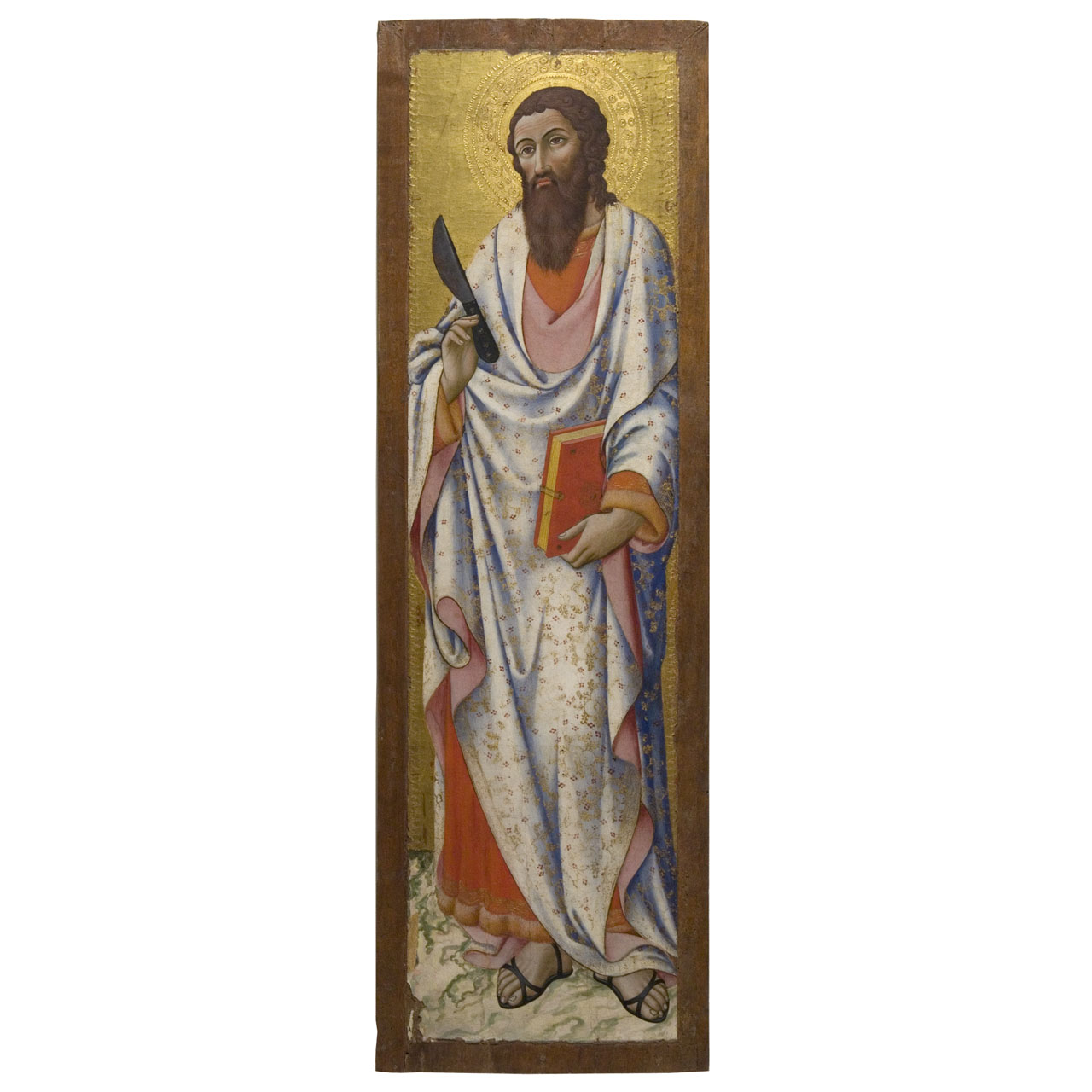 San Bartolomeo (scomparto di polittico, frammento) di Sano di Pietro (sec. XV)