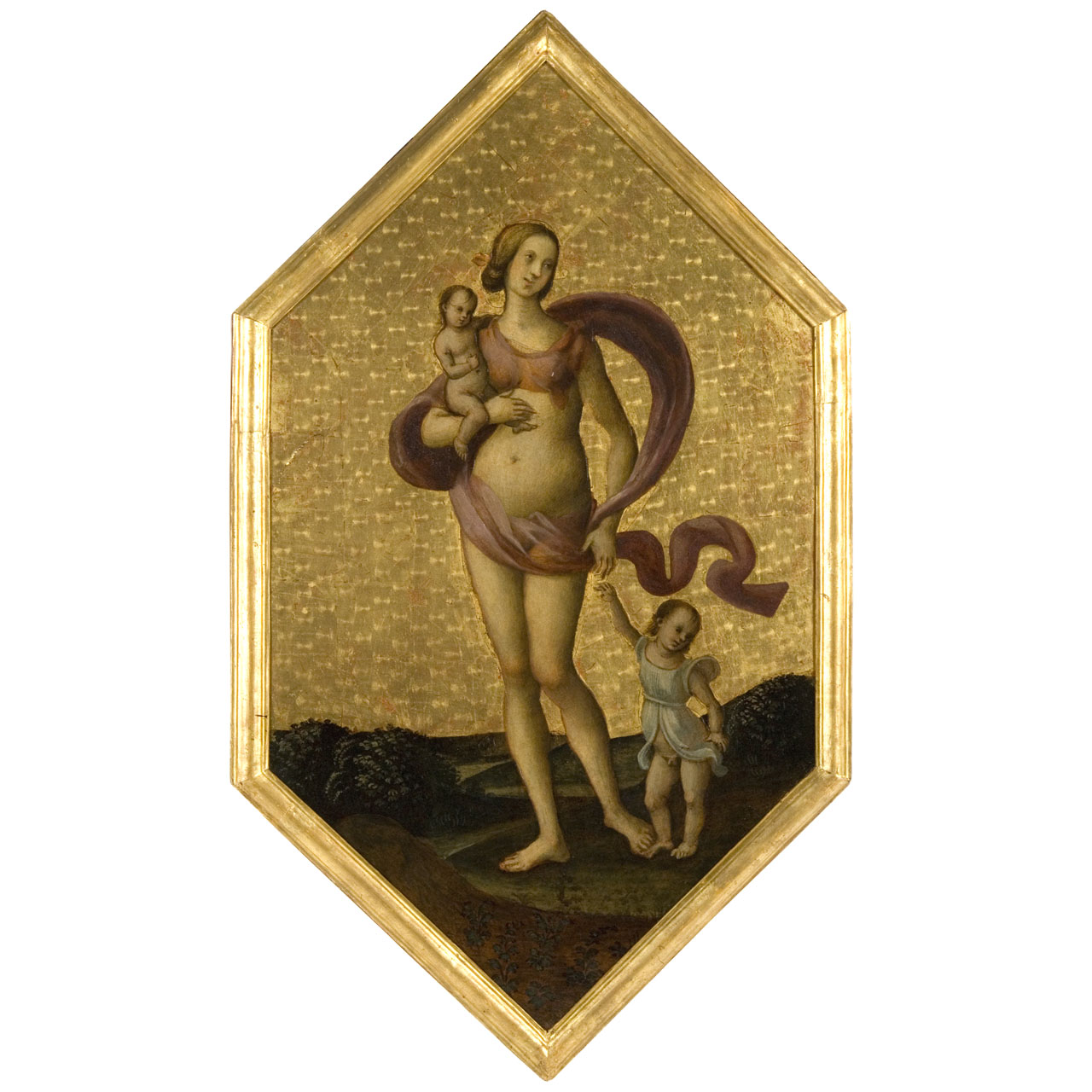 Carità (dipinto) di Girolamo di Giovanni del Pacchia (sec. XVI)