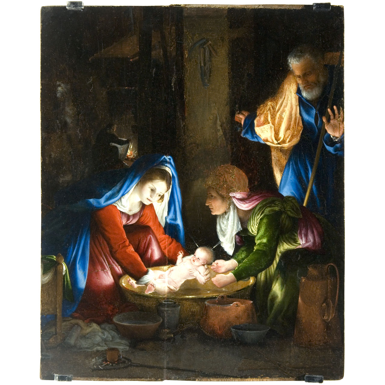 lavanda di Gesu' Bambino (dipinto) di Lotto Lorenzo (sec. XVI)