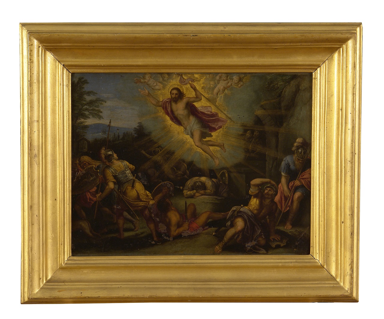 resurrezione di Cristo (dipinto, elemento d'insieme) di Veen Otto van (sec. XVII)
