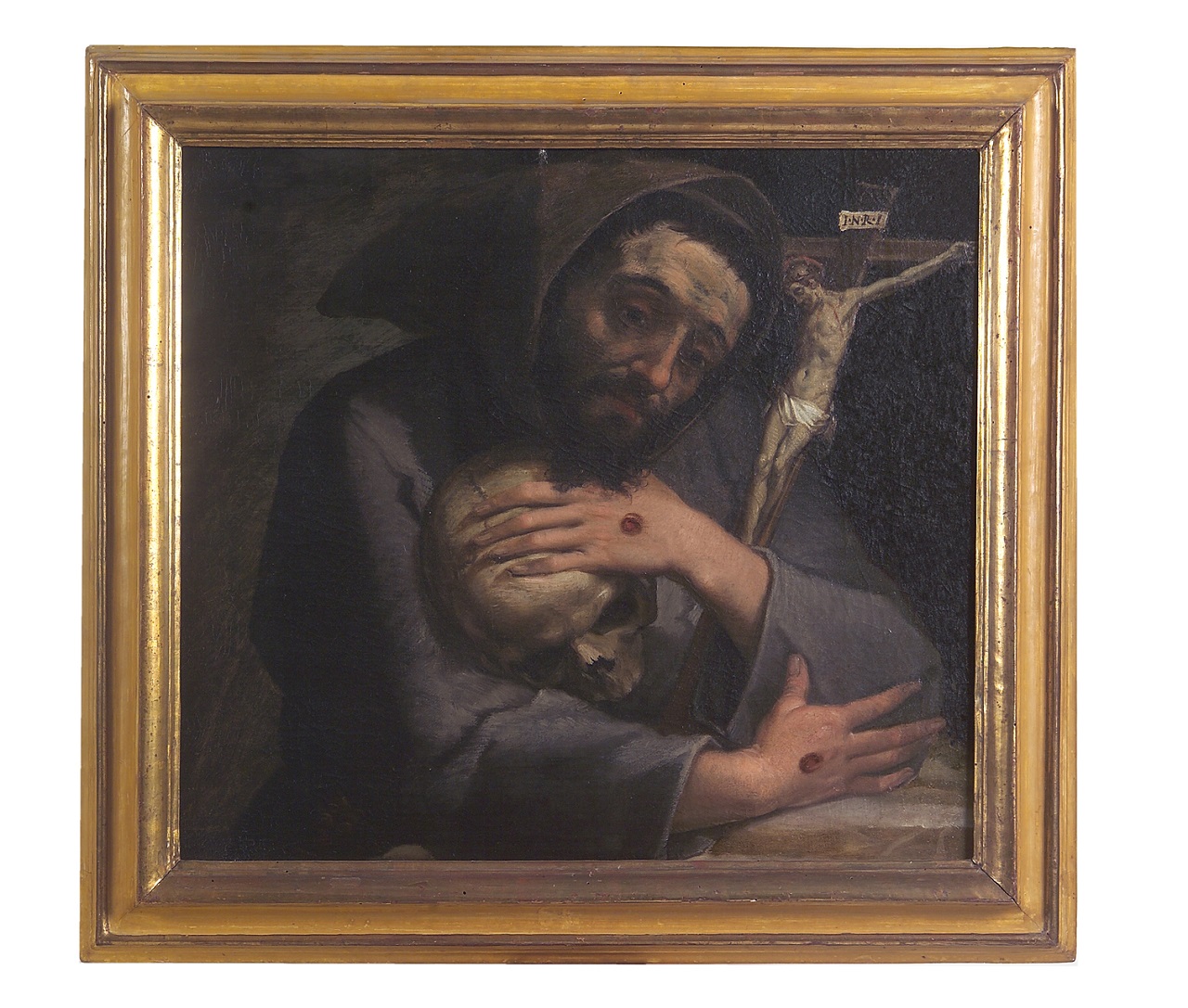 San Francesco d'Assisi in preghiera (dipinto) di Casolani Alessandro (sec. XVI)