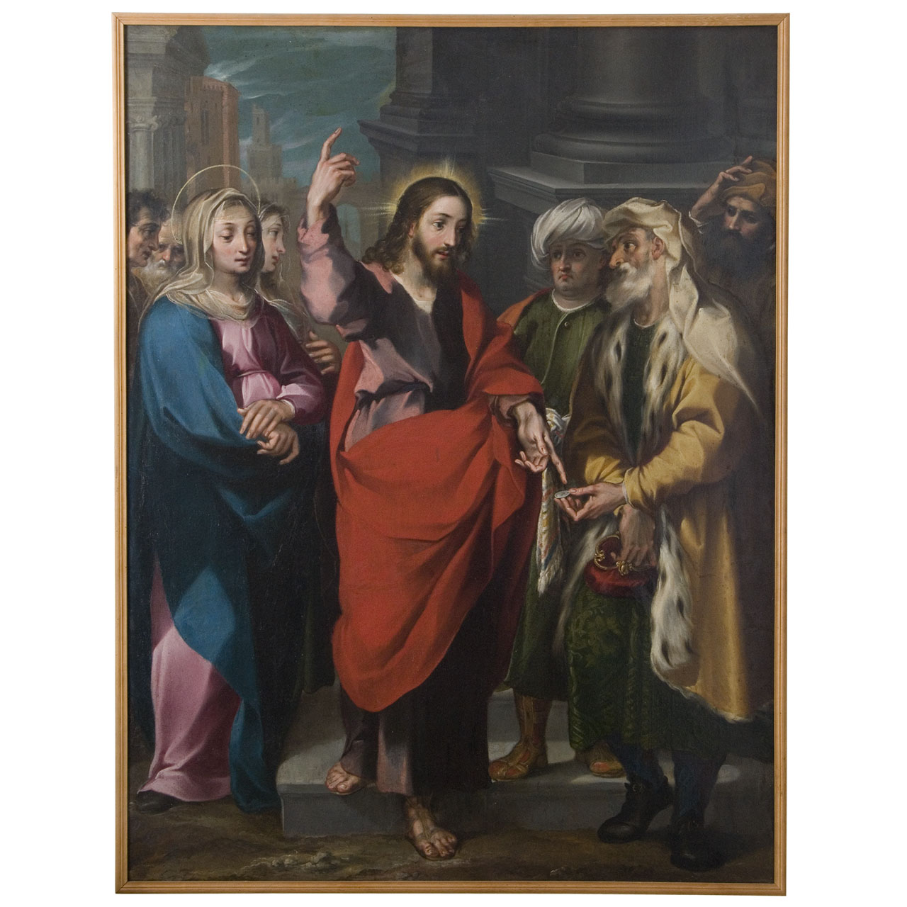 tributo della moneta (dipinto) di Vanni Francesco (inizio sec. XVII)