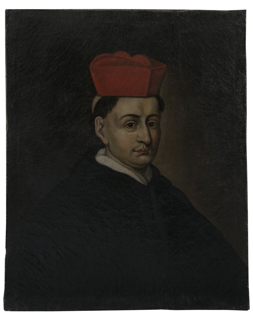 Ritratto di cardinale (dipinto) - ambito senese (sec. XVIII)