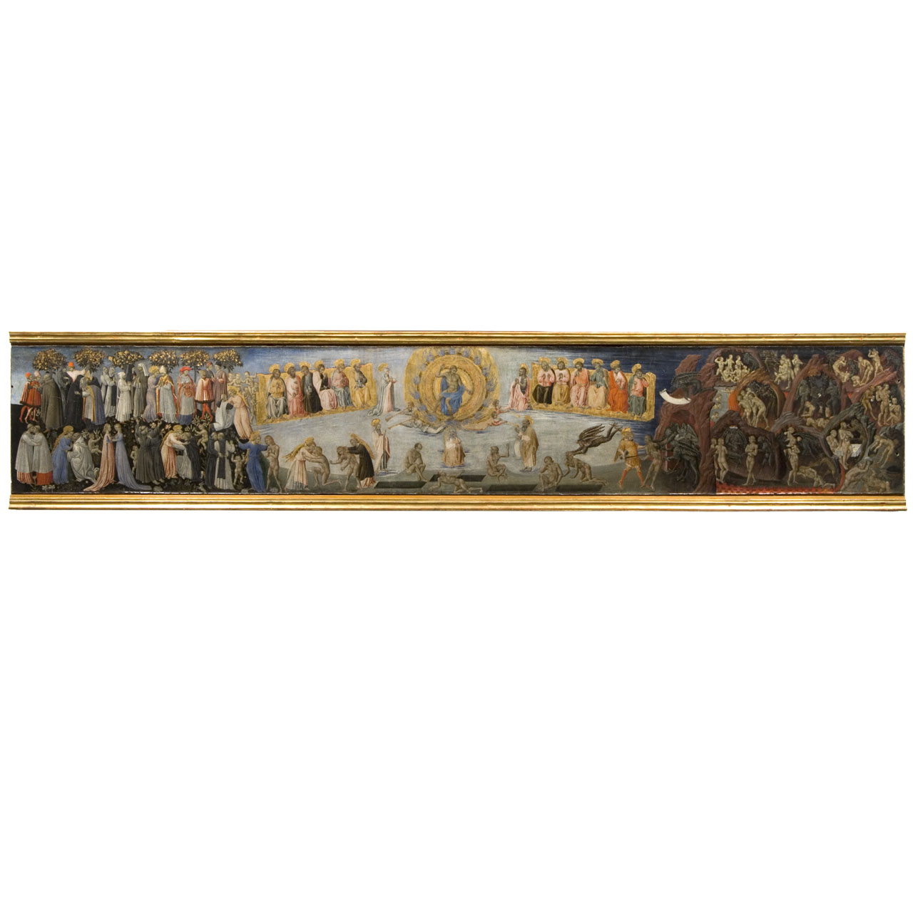 Giudizio Universale (predella) di Giovanni di Paolo (sec. XV)