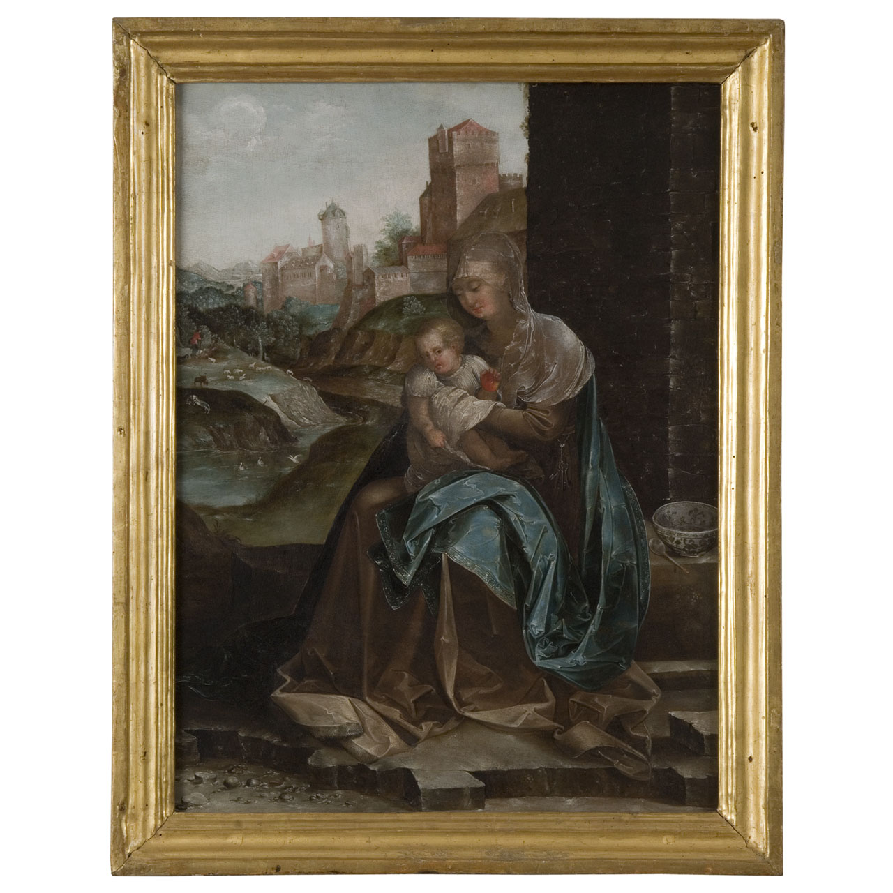 Madonna con Bambino (dipinto) - ambito tedesco (primo quarto sec. XVII)