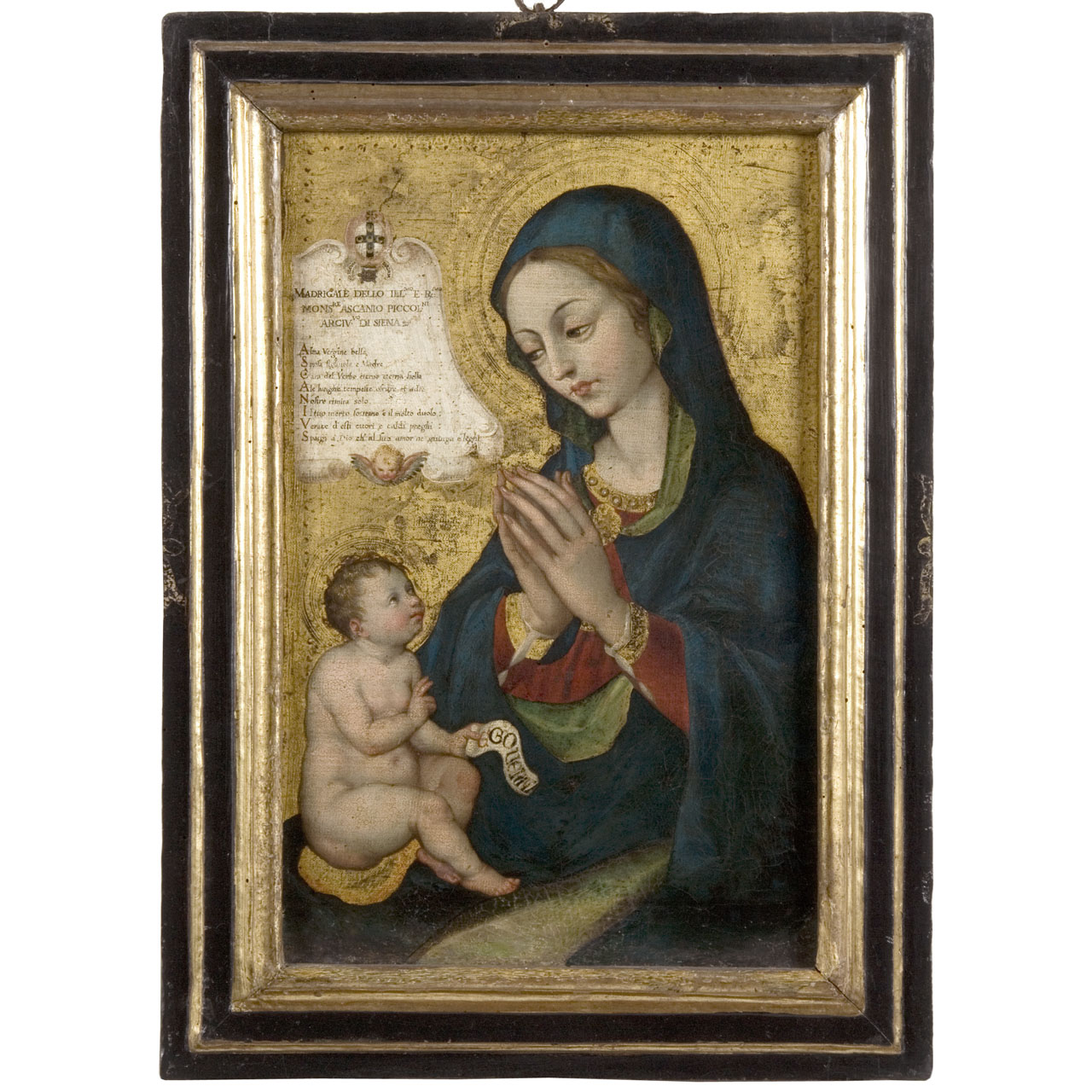 La Madonna del Madrigale, Madonna con Bambino (dipinto) di Salimbeni Ventura (sec. XVI)