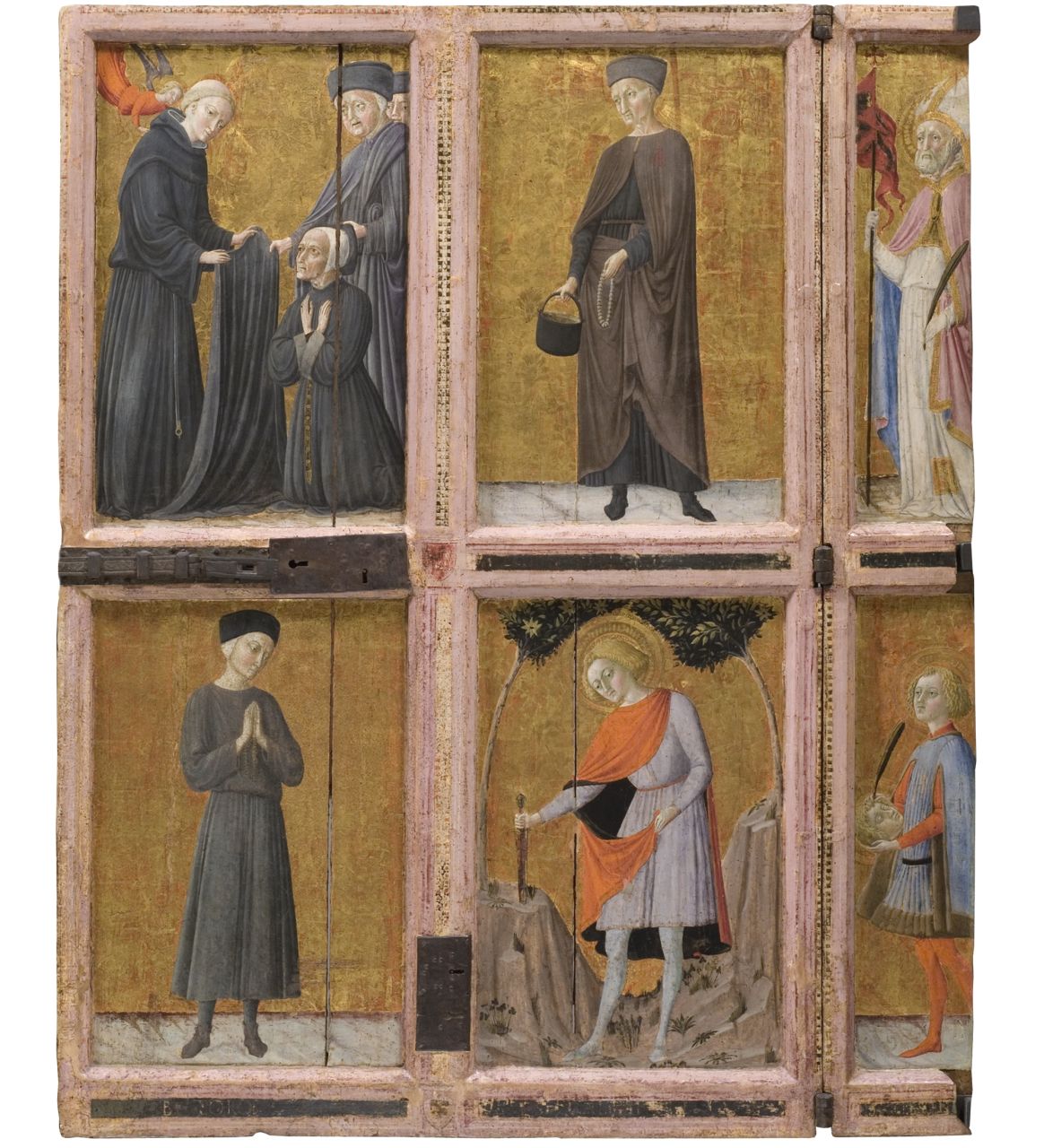 Beato Agostino Novello (scomparto, elemento d'insieme) di Lorenzo di Pietro detto Vecchietta (sec. XV)