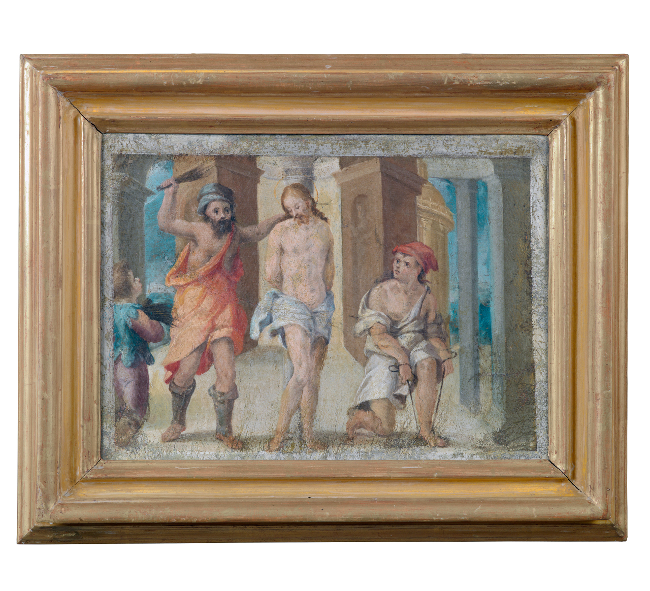 flagellazione di Cristo (dipinto, elemento d'insieme) di Rustici Cristofano detto Rusticone (sec. XVII)