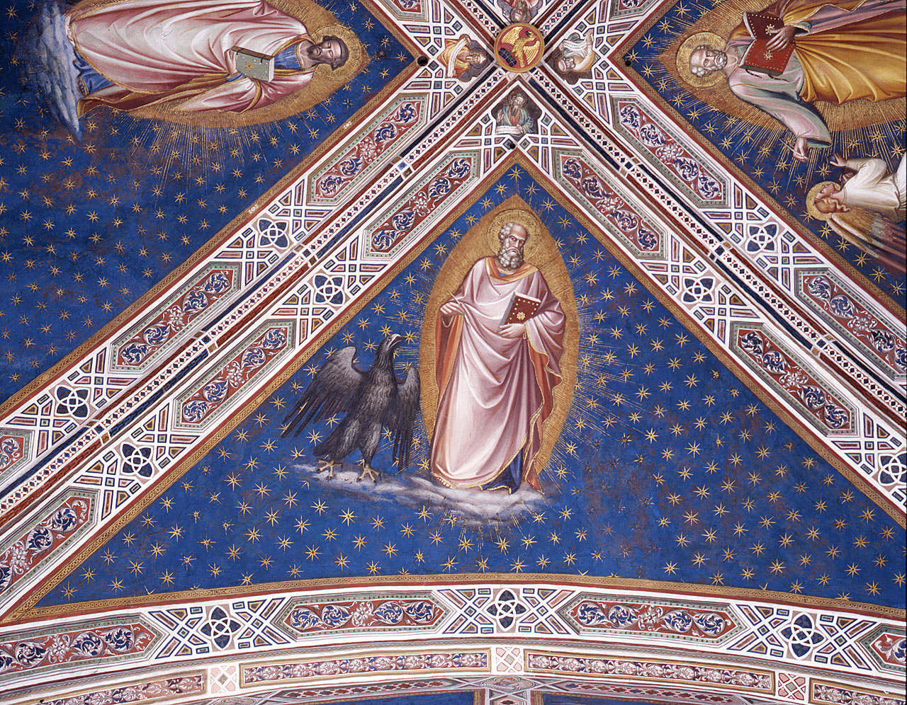 profeta, decorazione (dipinto murale) di Spinelli Spinello detto Spinello Aretino (ultimo quarto sec. XIV)