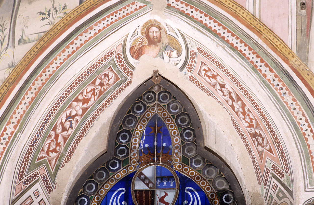 Dio Padre (dipinto murale) di Spinelli Spinello detto Spinello Aretino (bottega) (ultimo quarto sec. XIV)