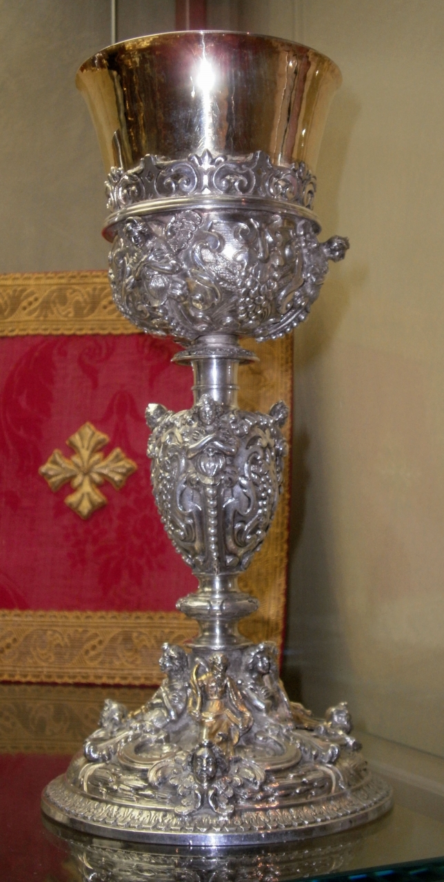 angeli e cherubini (calice) - bottega fiorentina (inizio sec. XX)