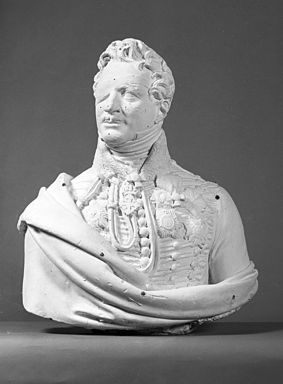 busto ritratto di Adam Albrecht Adalbert, conte di Neipperg in uniforme (busto) di Bartolini Lorenzo (sec. XIX)