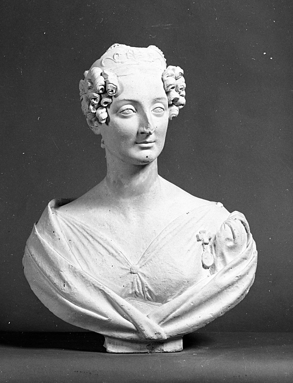 busto ritratto di Maria Anna Carolina di Sassonia (busto) di Bartolini Lorenzo (sec. XIX)