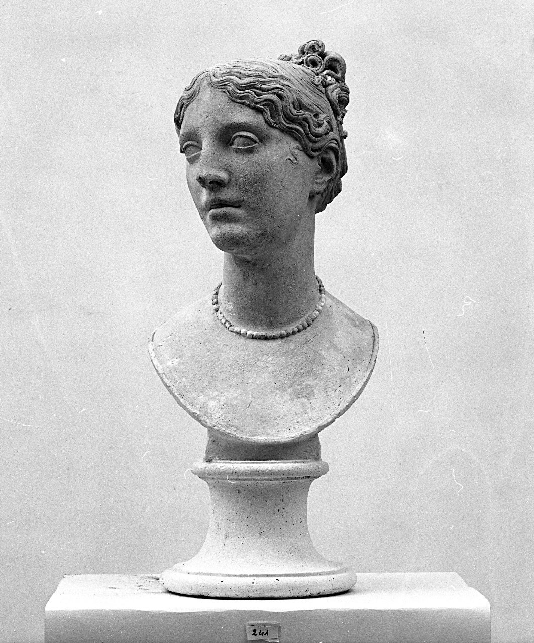 testa di donna (busto) di Bartolini Lorenzo (sec. XIX)