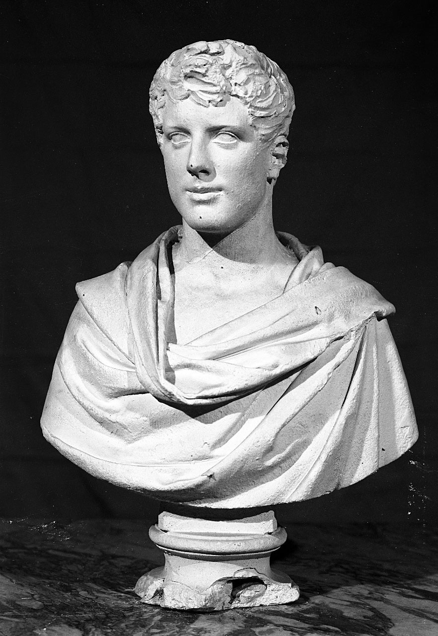 busto ritratto di giovane uomo (busto) di Bartolini Lorenzo (sec. XIX)