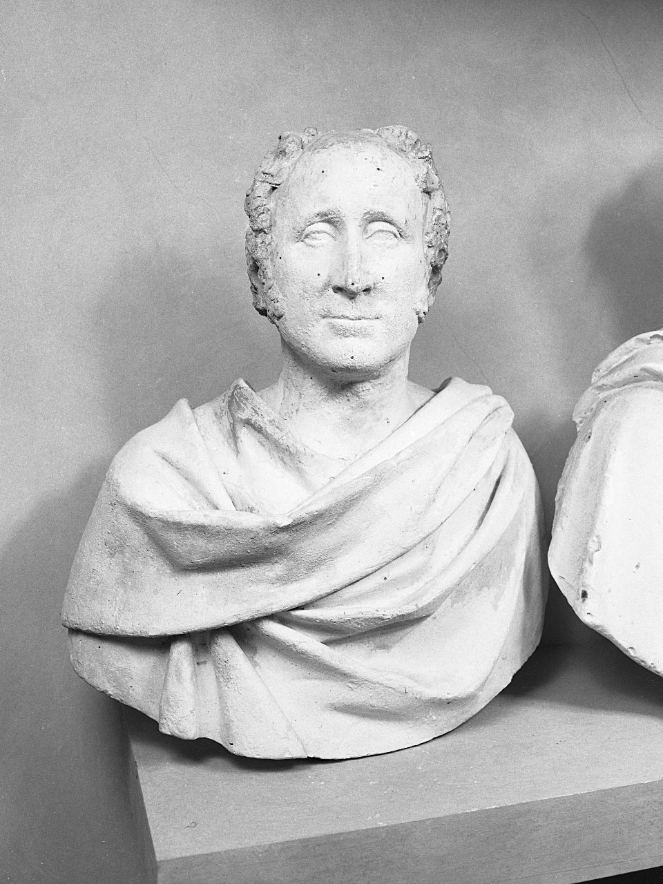 busto ritratto d'uomo panneggiato (busto) di Bartolini Lorenzo (sec. XIX)