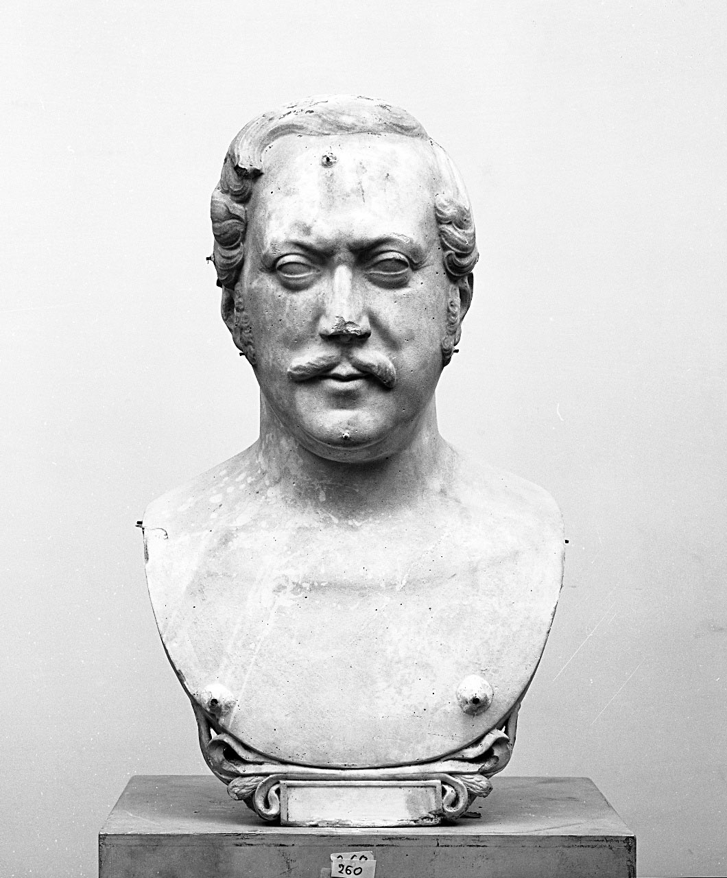 busto ritratto d'uomo (busto) di Bartolini Lorenzo (sec. XIX)