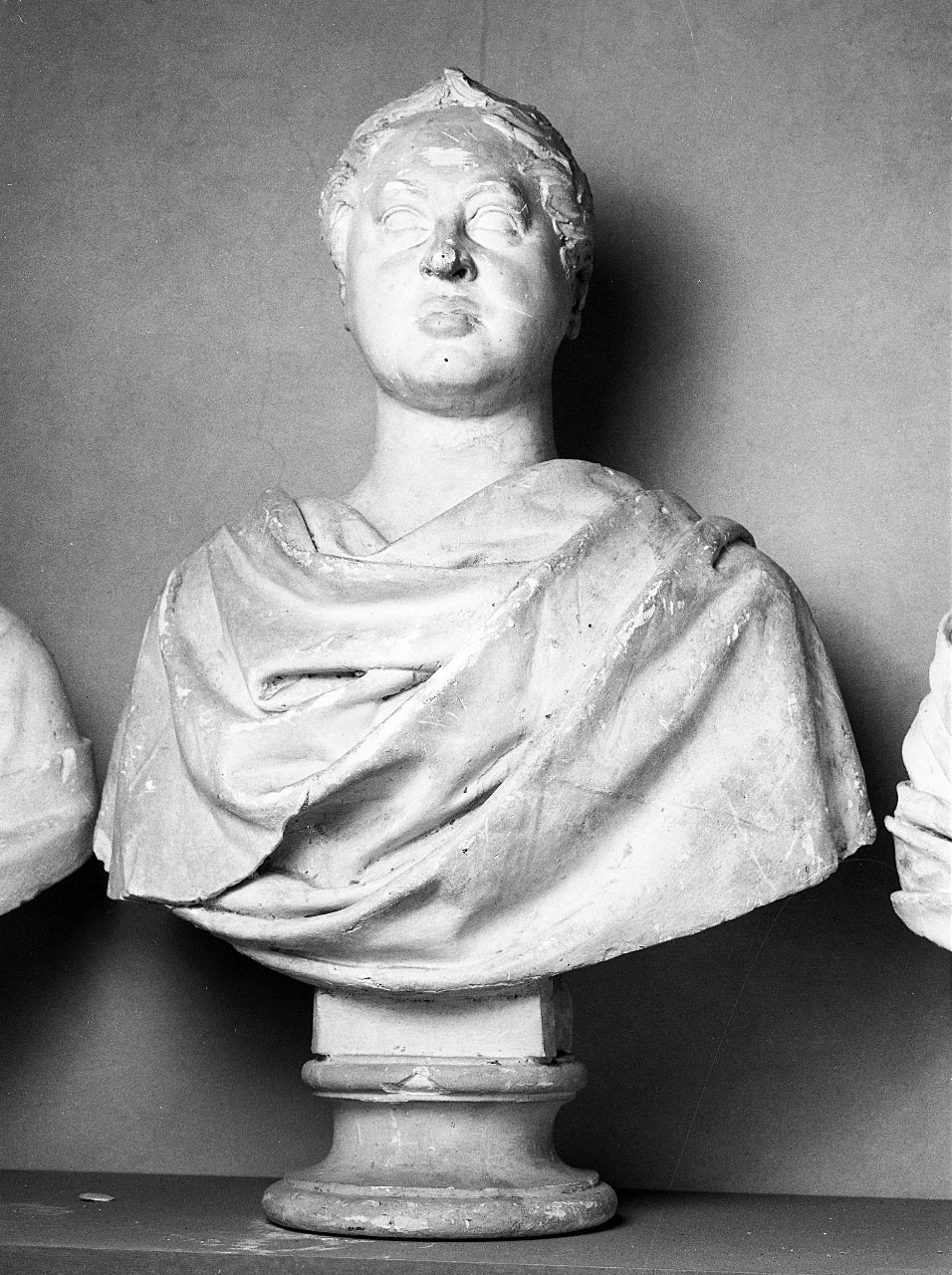 busto ritratto d'uomo panneggiato (busto) di Bartolini Lorenzo (sec. XIX)