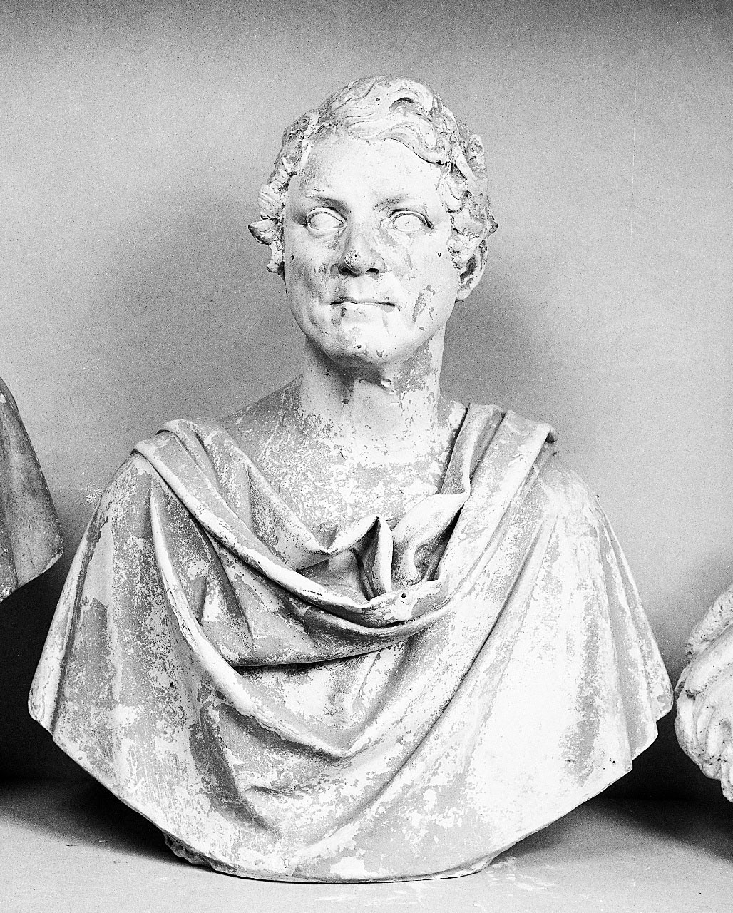 busto ritratto d'uomo panneggiato (Luigi Porte?) (busto) di Bartolini Lorenzo (sec. XIX)