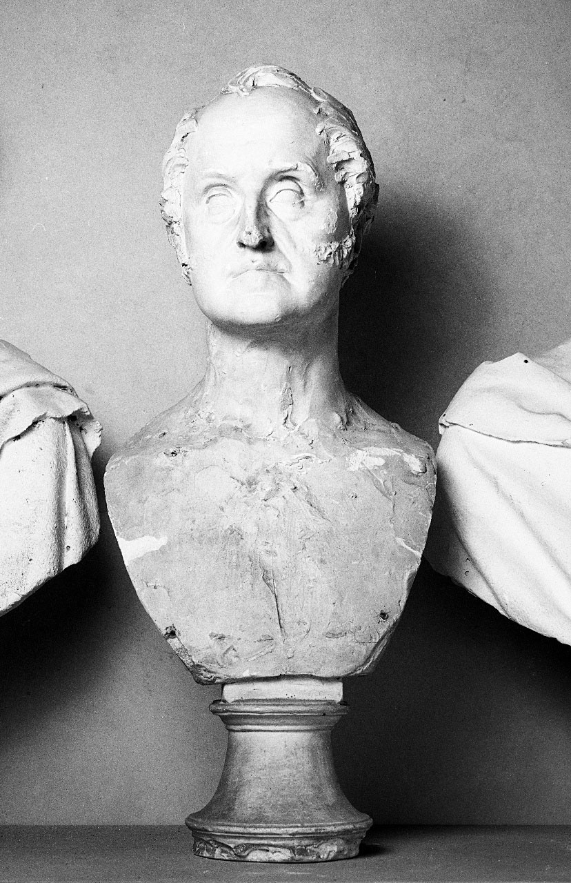 busto ritratto d'uomo all'eroica (busto) di Bartolini Lorenzo (sec. XIX)