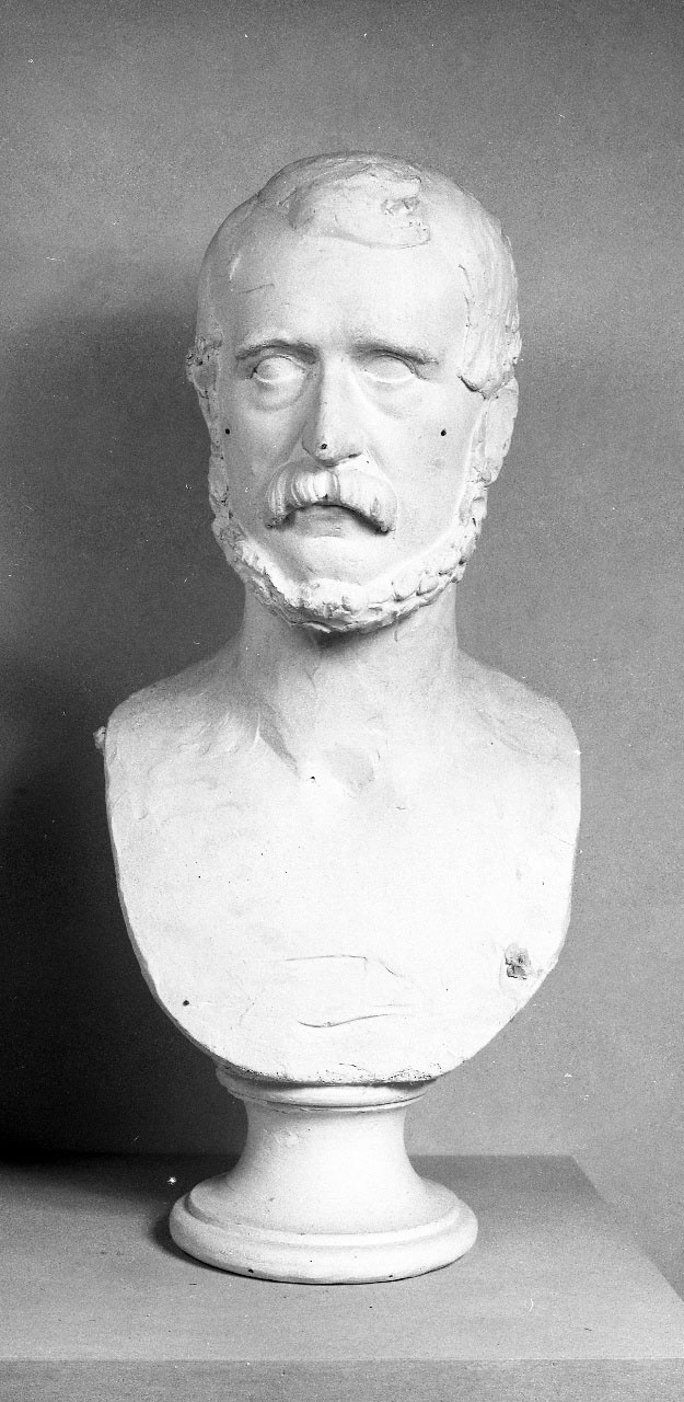 busto ritratto d'uomo all'eroica (busto) di Bartolini Lorenzo (sec. XIX)