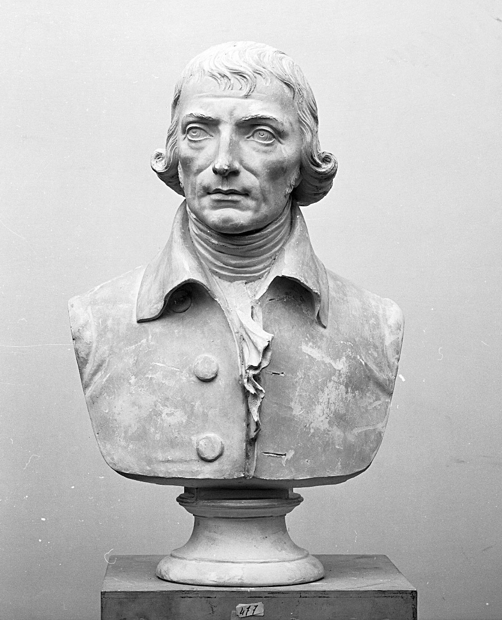busto ritratto d'uomo (busto) di Bartolini Lorenzo (attribuito) (sec. XIX)