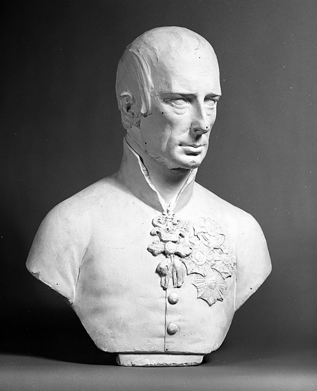 busto ritratto di Francesco I d'Asburgo (busto) di Bartolini Lorenzo (sec. XIX)