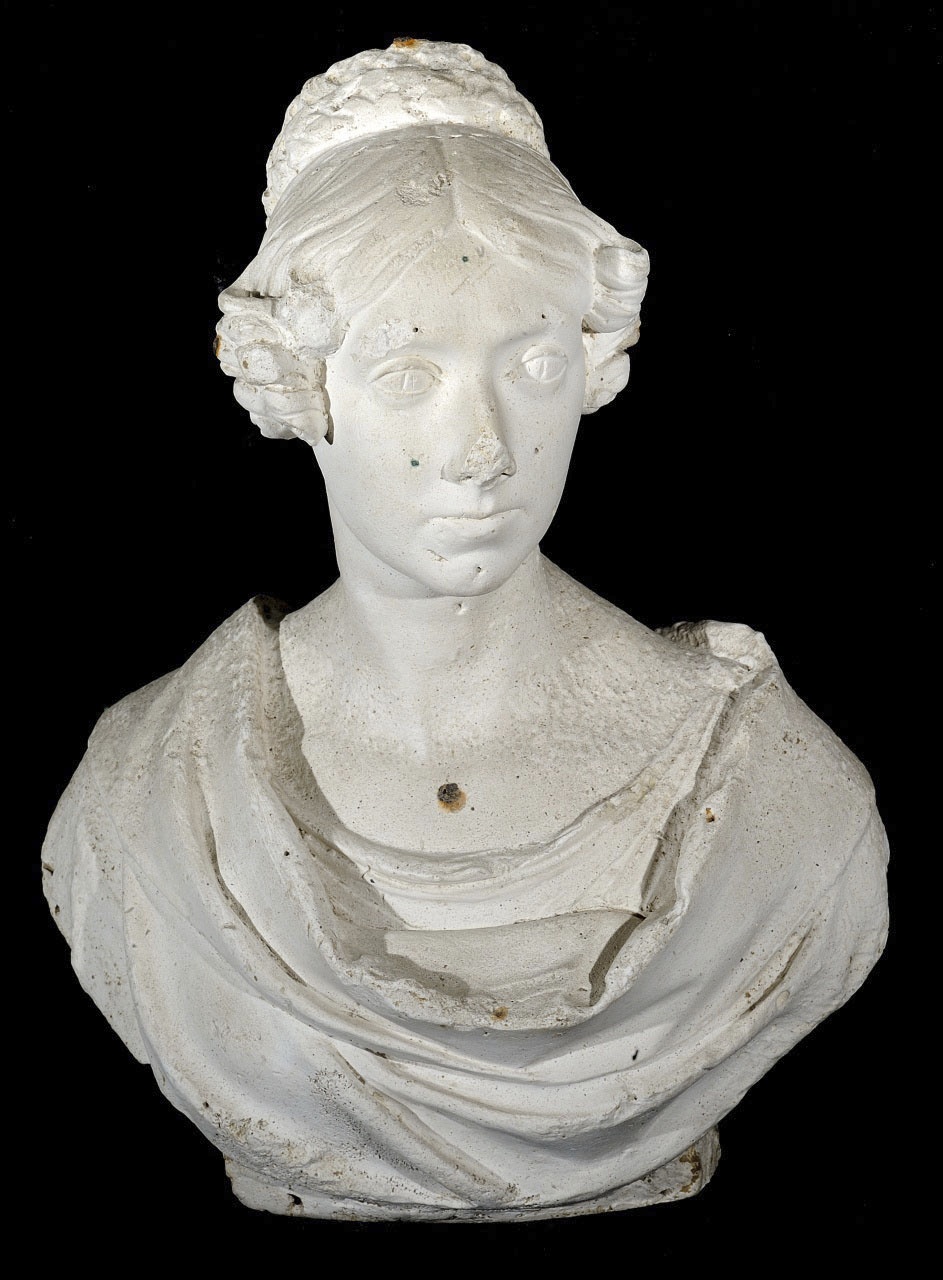 busto ritratto di donna panneggiata (busto) di Bartolini Lorenzo (attribuito) (sec. XIX)