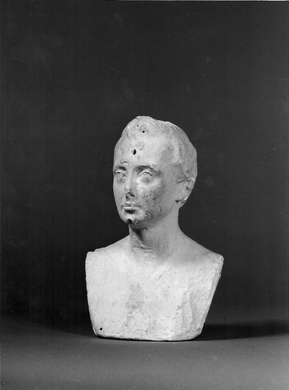 busto ritratto d'uomo all'eroica (busto) di Bartolini Lorenzo (attribuito) (sec. XIX)