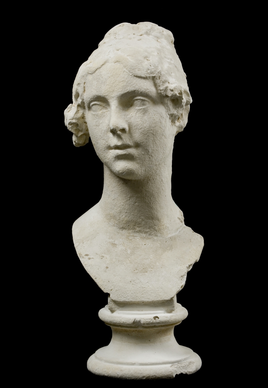 testa ritratto di donna (modello per scultura) di Bartolini Lorenzo (sec. XIX)