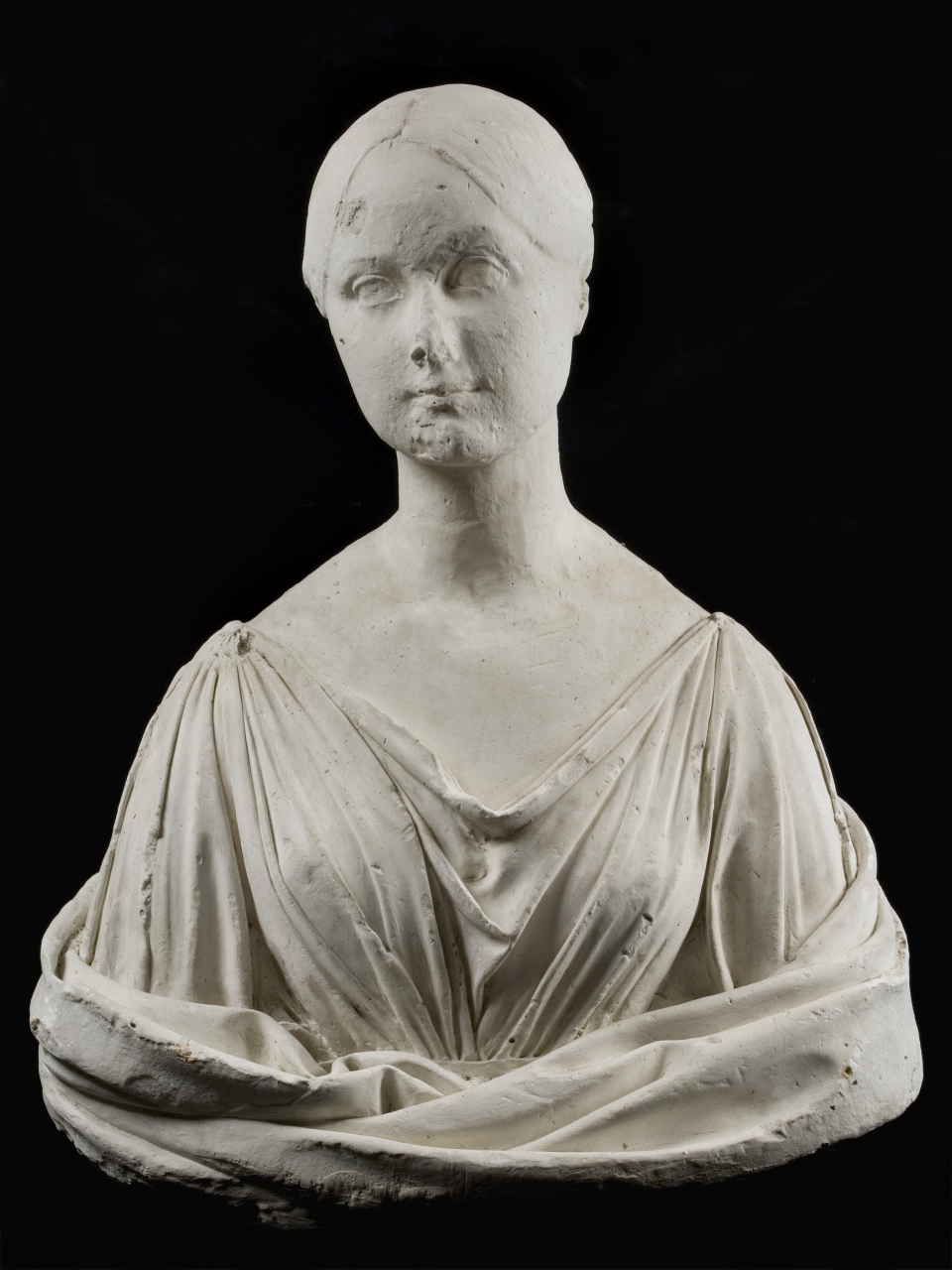 busto ritratto di donna (modello per scultura) di Bartolini Lorenzo (sec. XIX)