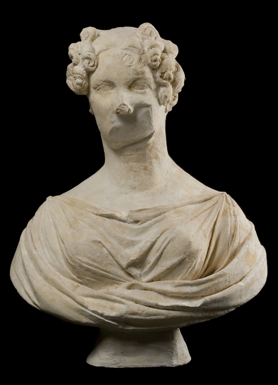 busto ritratto di donna (modello per scultura) di Bartolini Lorenzo (sec. XIX)