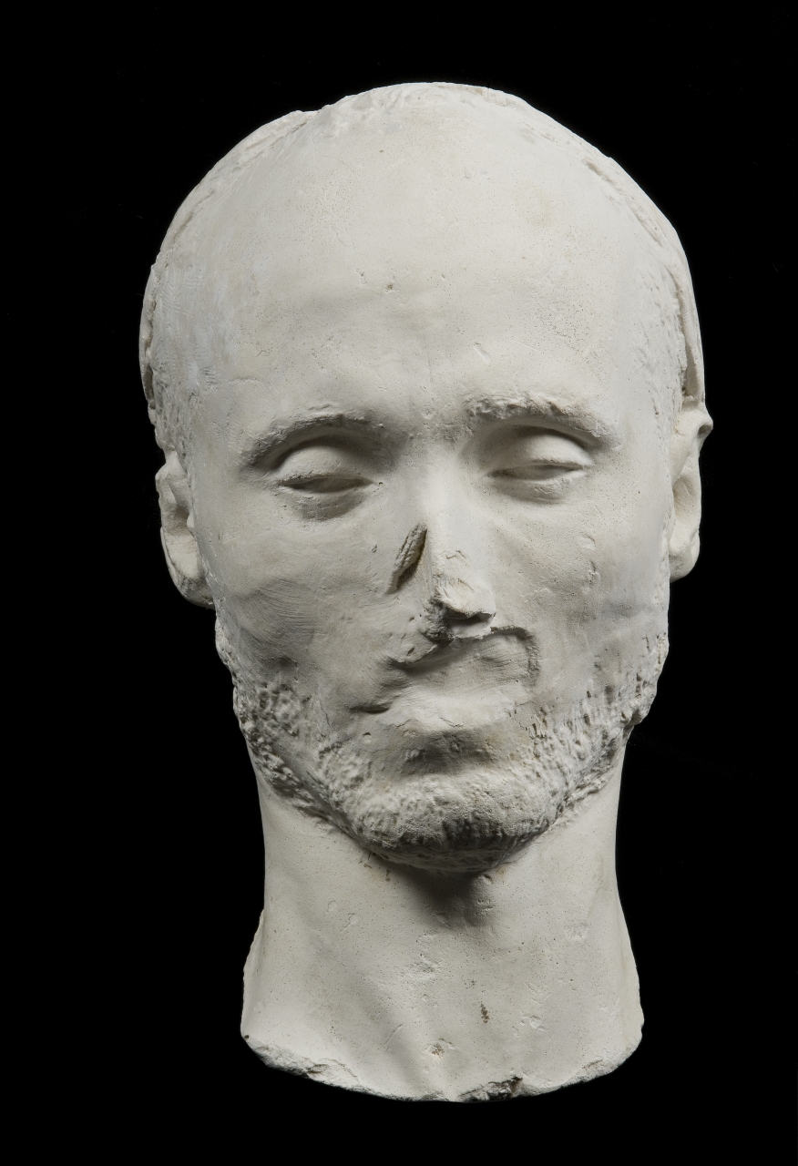 testa d'uomo (calco) di Bartolini Lorenzo (sec. XIX)