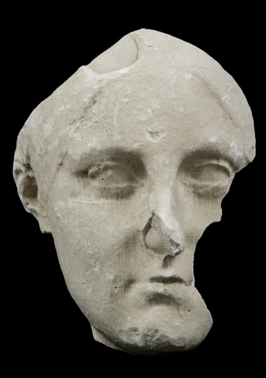 testa di donna (modello per scultura, frammento) di Bartolini Lorenzo (attribuito) (sec. XIX)