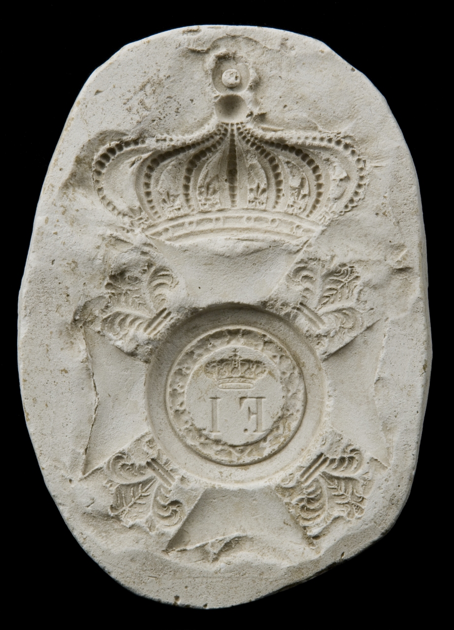 corona granducale e gigli di Firenze (calco di sigillo) di Bartolini Lorenzo (bottega) (sec. XIX)