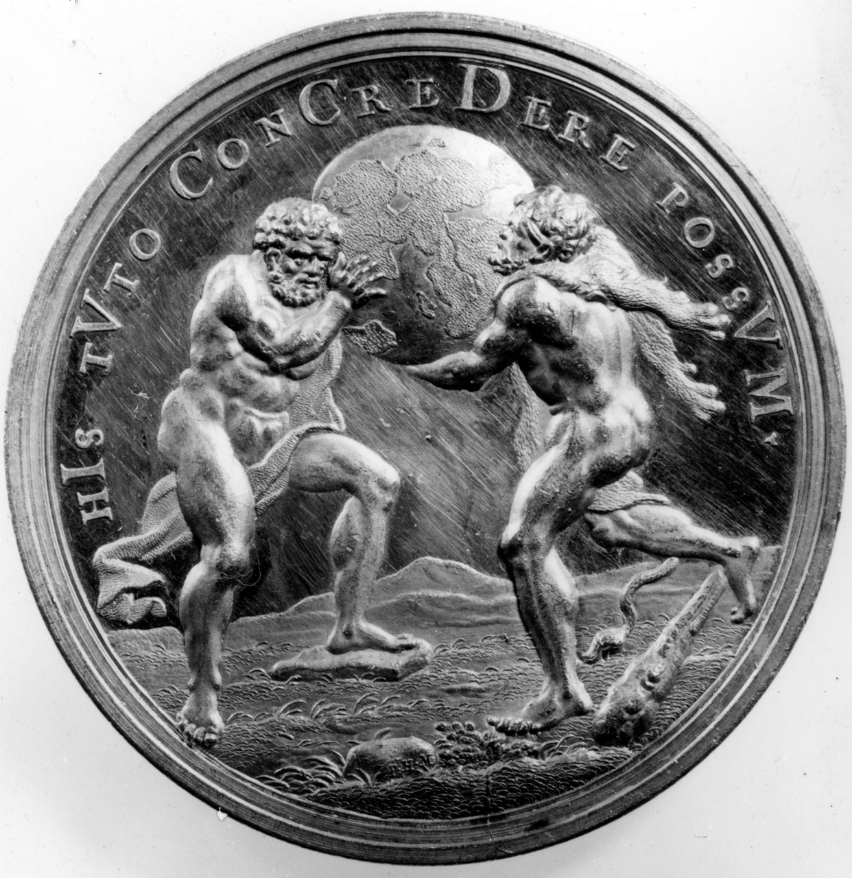 ritratto di Giovanni Guglielmo elettore palatino (medaglia) di Muller Philipp Heinrich (sec. XVIII)