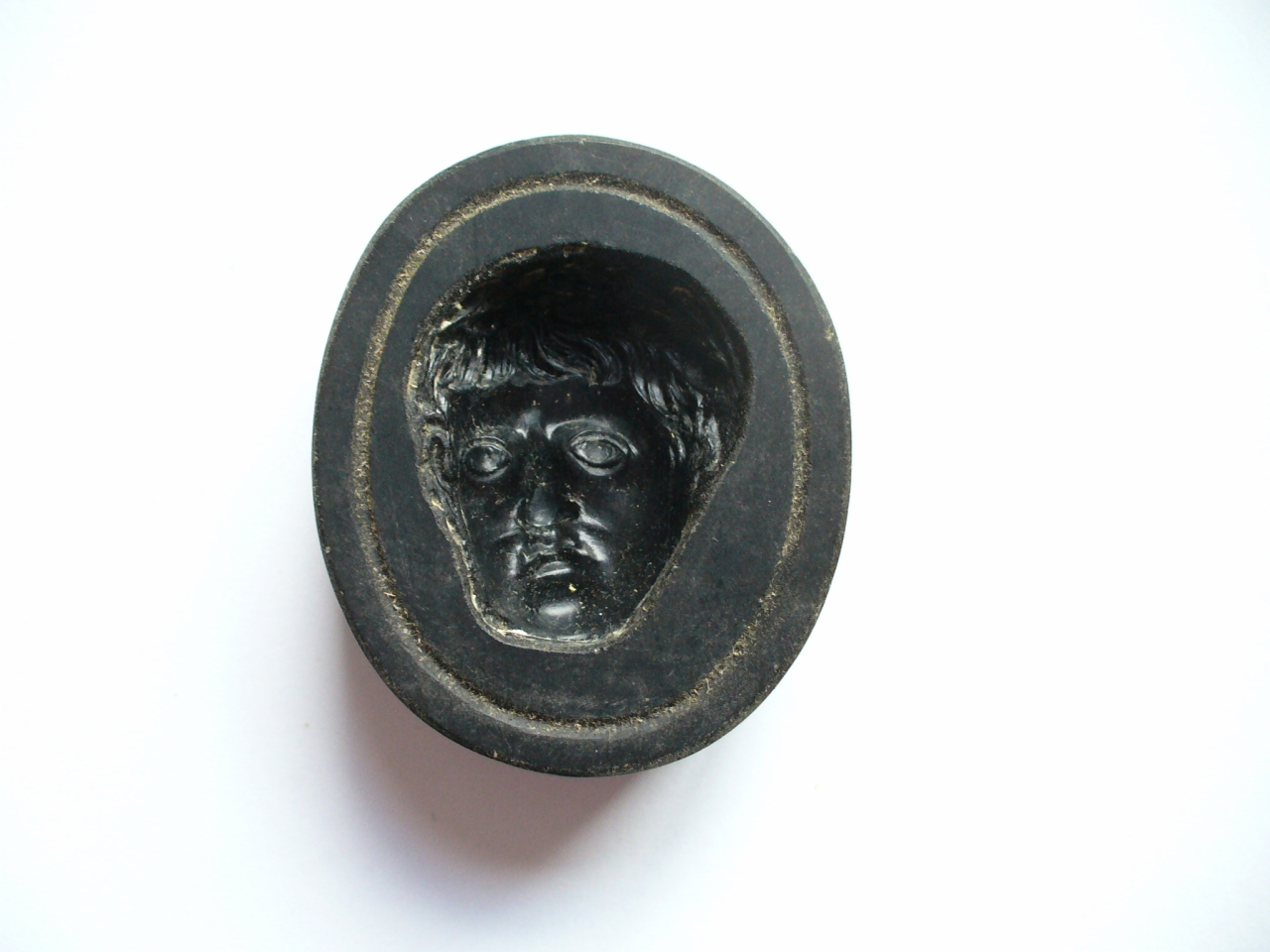 testa di Augusto (matrice) di Paoletti Bartolomeo (sec. XVIII)