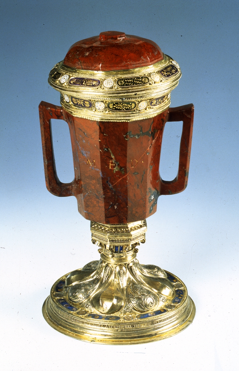 vaso - bottega veneziana, bottega fiorentina (seconda metà, seconda metà sec. XIV, sec. XV)