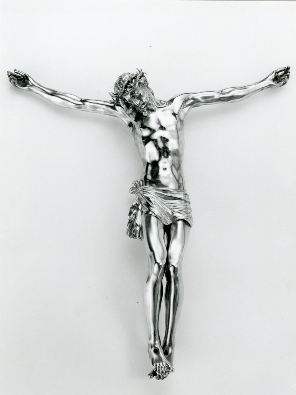 Cristo crocifisso (crocifisso) di Horn Albrecht von (attribuito) (sec. XVII)