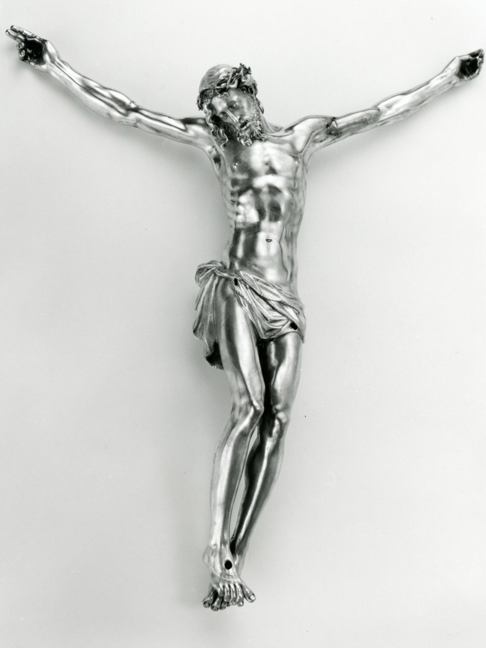 Cristo crocifisso (crocifisso) di Horn Albrecht von (sec. XVII)