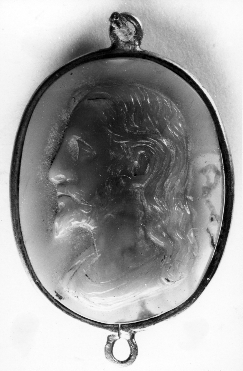 busto di Cristo e della Madonna (cammeo) - bottega italiana (inizio sec. XVII)