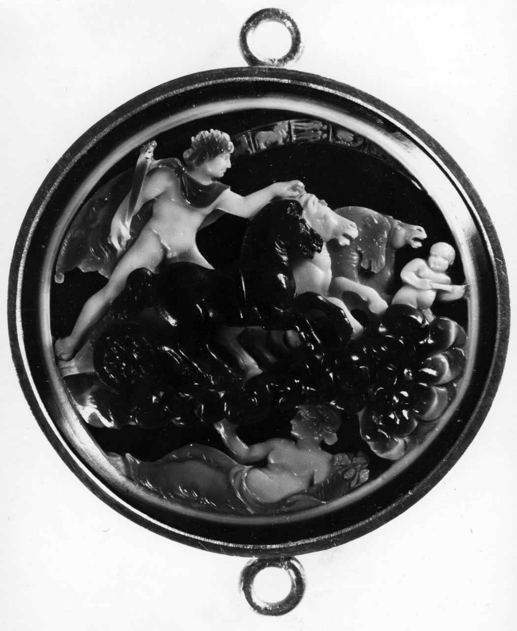 Apollo sul carro del sole (cammeo) - bottega italiana (seconda metà sec. XVI)