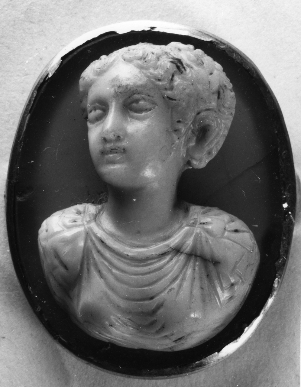 busto femminile (cammeo) - bottega italiana (sec. IV)