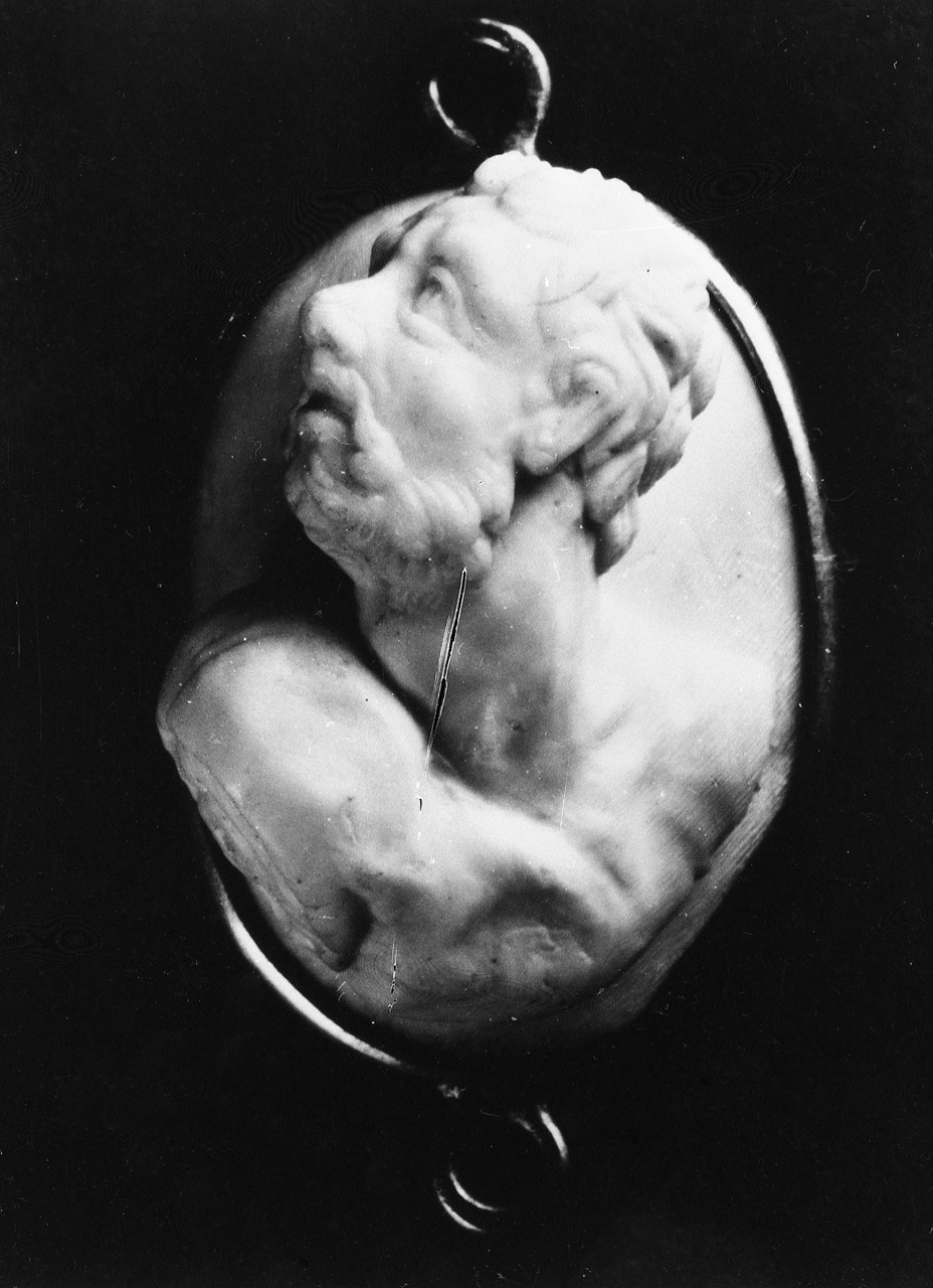 busto maschile (cammeo) - bottega italiana (?) (prima metà sec. XVI)